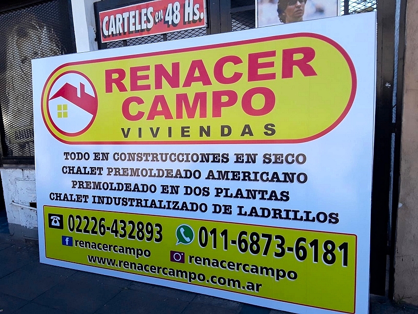 CARTELES de lona para públicidad señalamiento